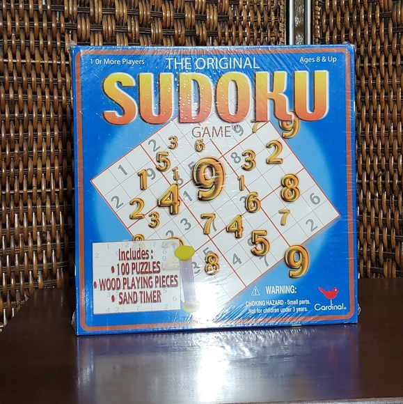 Brand New 2005 Cardinal The Original Sudoku Game Sealed, Never Opened - Picture 2 of 5